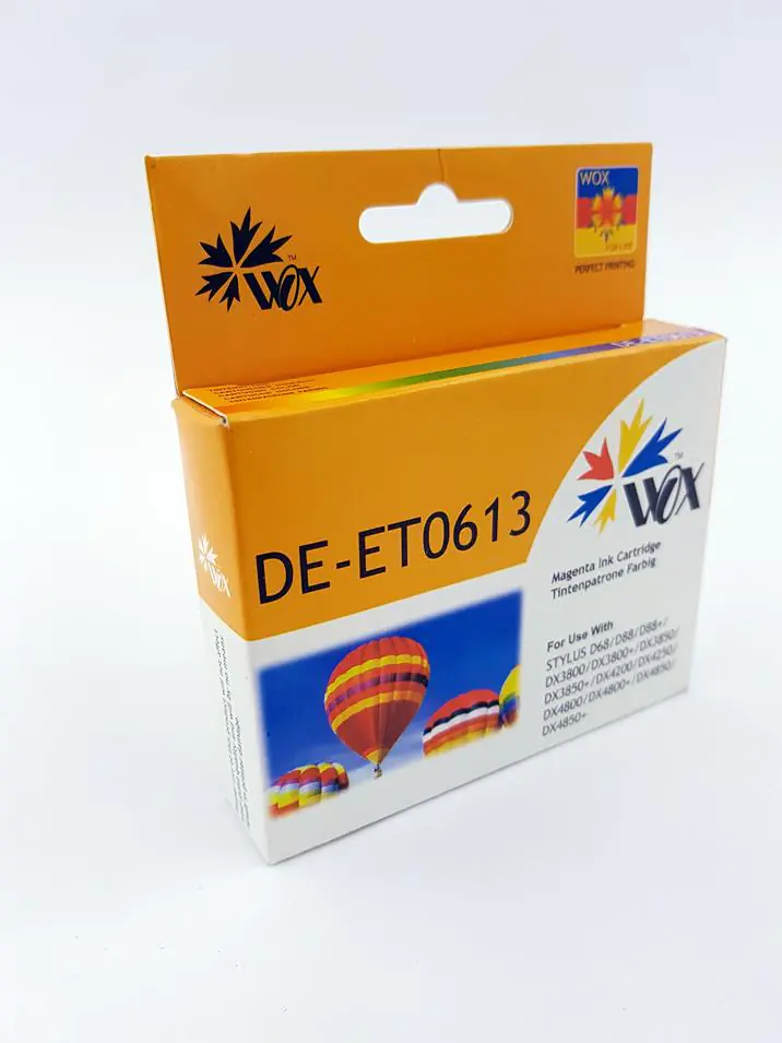 ⁨Tusz Wox Magenta EPSON T0613 zamiennik C13T06134010⁩ w sklepie Wasserman.eu