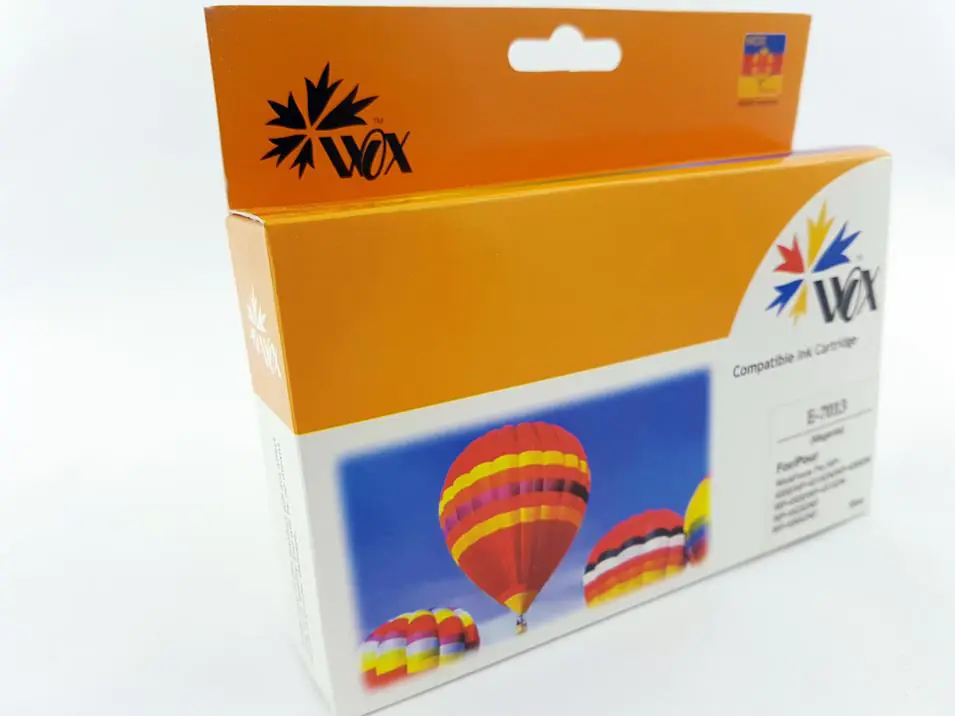 ⁨Tusz Wox Magenta Epson T7013 zamiennik C13T70134010⁩ w sklepie Wasserman.eu