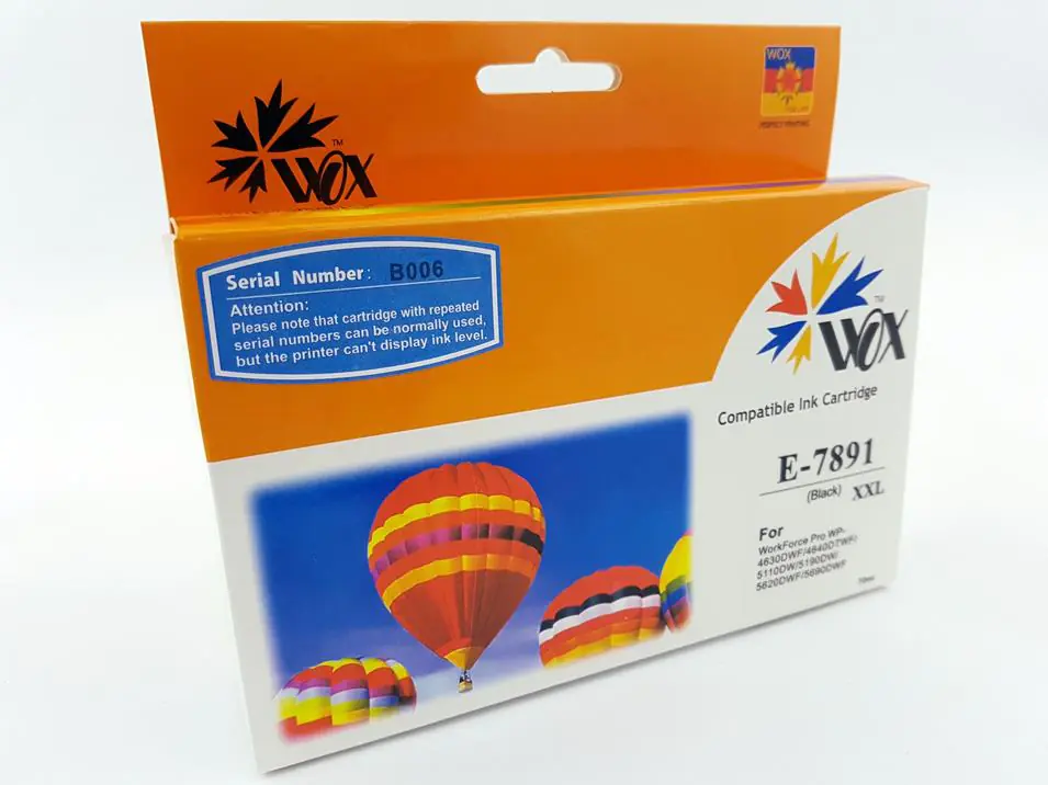 ⁨Ink cartridge Wox Black Epson T7891 compatible C13T789140⁩ at Wasserman.eu