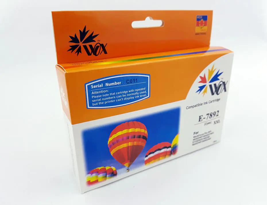 ⁨Tusz Wox Cyan Epson T7892 zamiennik C13T789240⁩ w sklepie Wasserman.eu