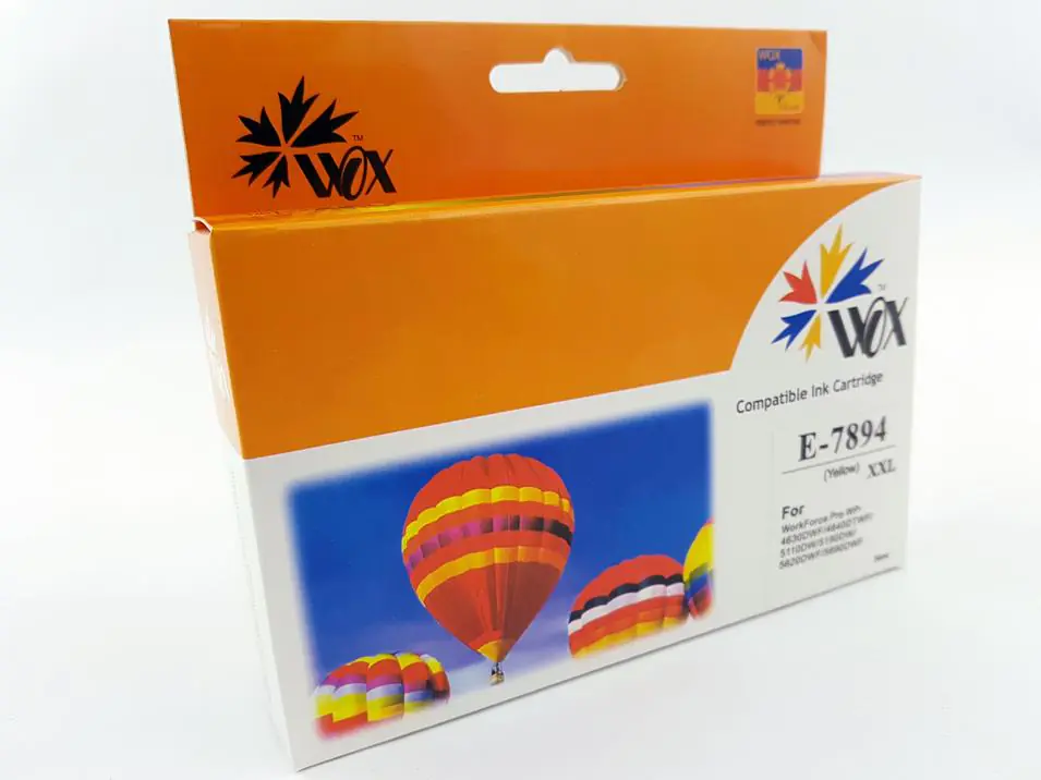Tusz Wox Yellow Epson T7894 zamiennik C13T789440 w sklepie Wasserman.eu