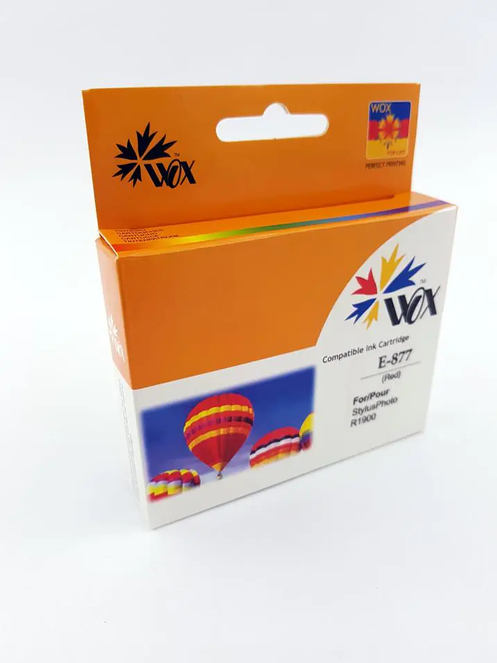 ⁨Tusz Wox Red EPSON T0877 zamiennik C13T08774010⁩ w sklepie Wasserman.eu