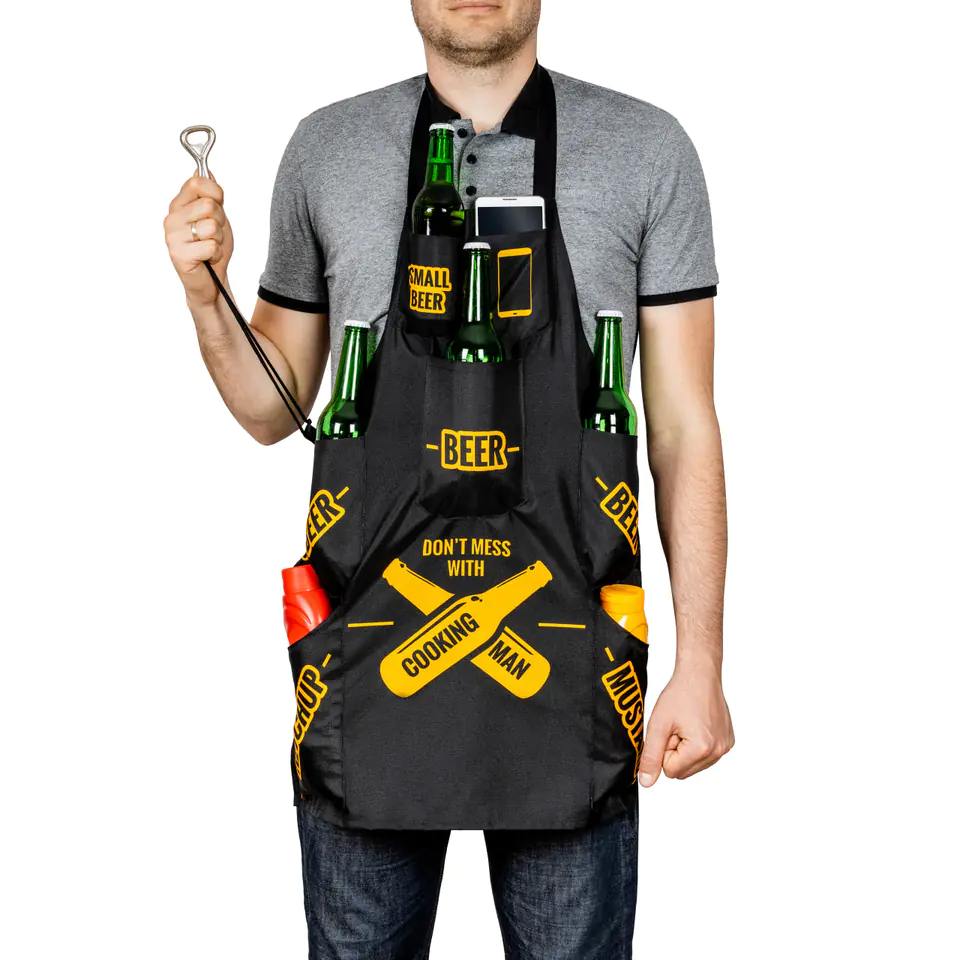 ⁨Apron for cooking guy (EN)⁩ at Wasserman.eu