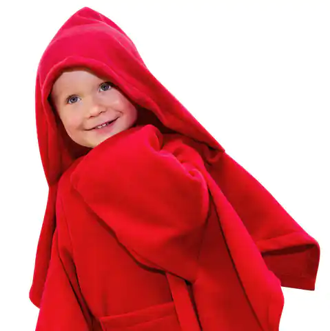 ⁨Blanket for children Red for stroller car seat fleece⁩ at Wasserman.eu