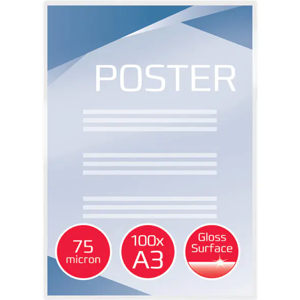 ⁨Folia do laminacji A3 GBC 75mic 3200745⁩ w sklepie Wasserman.eu