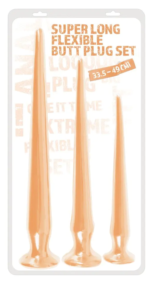 Korki analne Super Long 3 szt. w sklepie Wasserman.eu