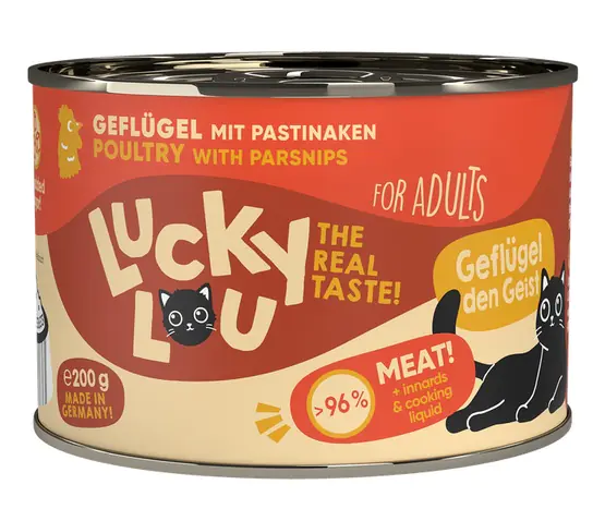 ⁨Lucky Lou Lifestage Adult Drób puszka 200g⁩ w sklepie Wasserman.eu
