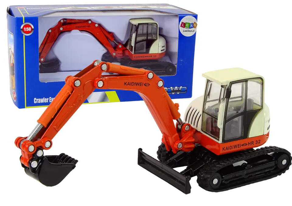 ⁨Metal Excavator with Bucket Movable Arm 1:50⁩ at Wasserman.eu