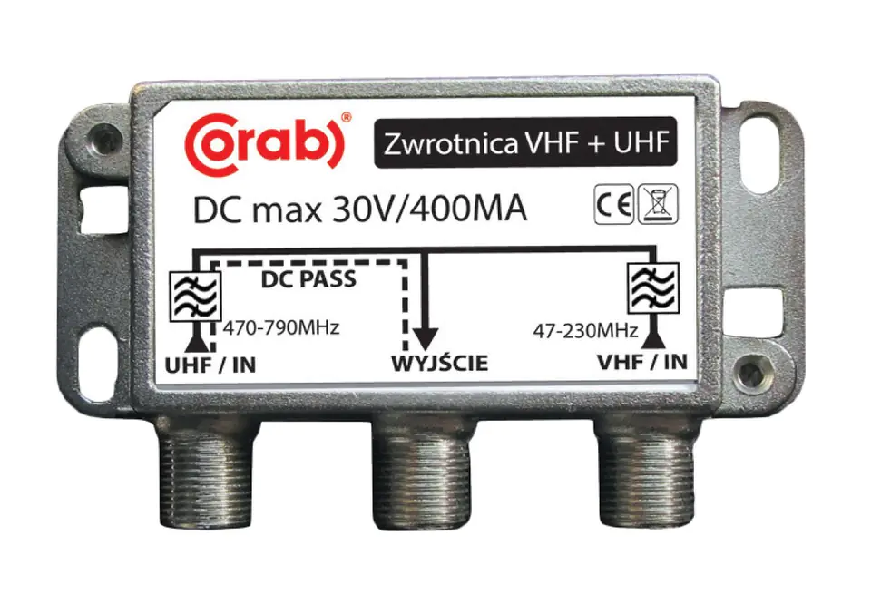Frequenzweiche Corab ZWR0001 LTE UHF+VHF im Wasserman.eu