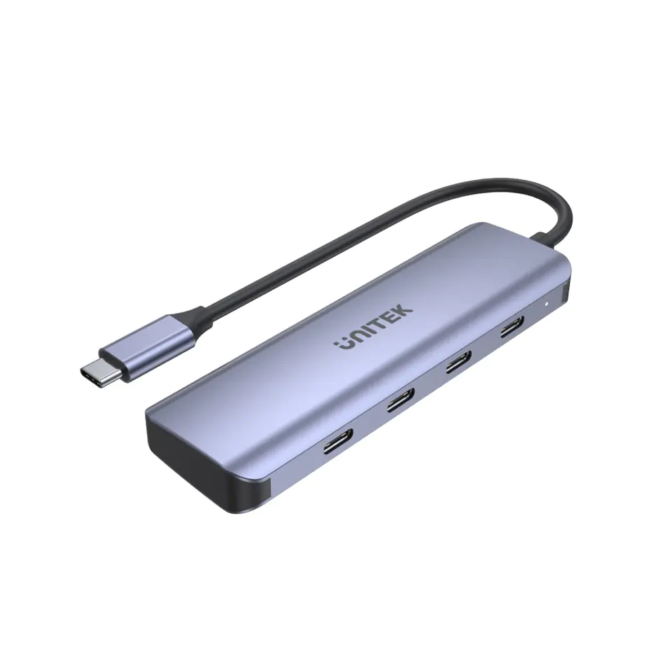 ⁨UNITEK HUB USB-C 3.1, 4X USB-C, 5 GBPS, H1107K⁩ at Wasserman.eu