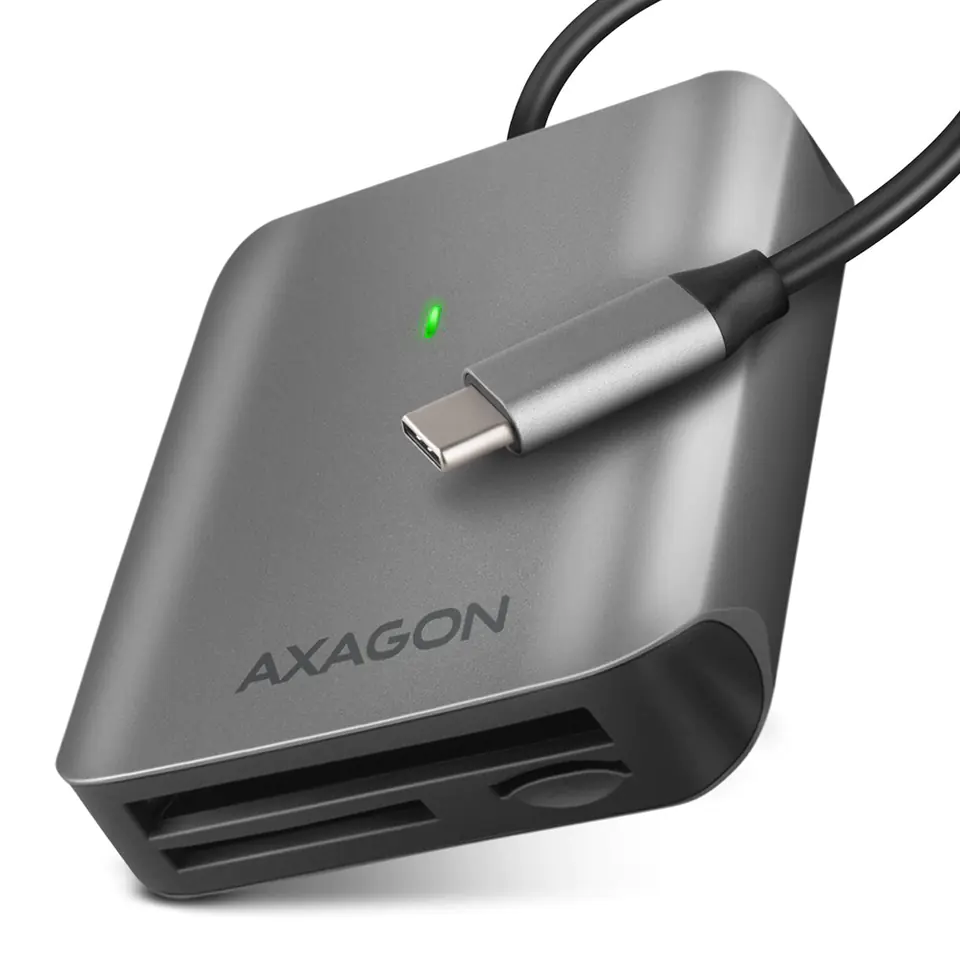 ⁨AXAGON USB 3.0 Type C memory card reader CRE-S3C⁩ at Wasserman.eu