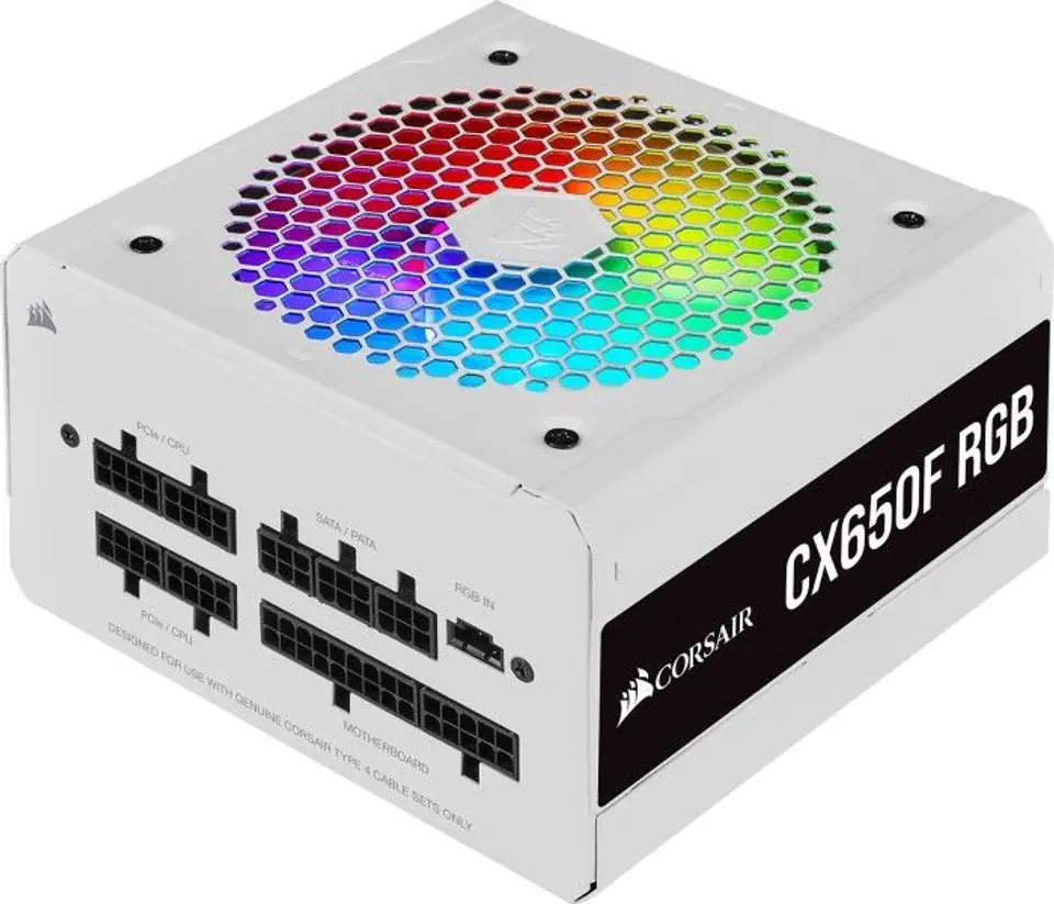 CORSAIR CX650F WHITE RG B 80+ BRONZE F.MODULAR at Wasserman.eu