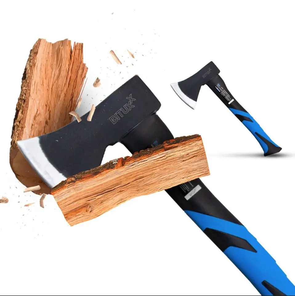 ⁨Siekiera Toporek z włókna szklanego z uchwytem antypoślizgowym do rąbania⁩ w sklepie Wasserman.eu