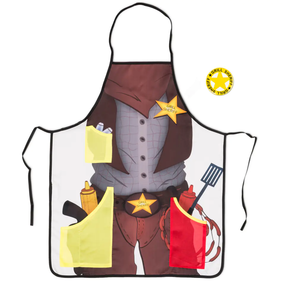 ⁨Grill Sheriff apron and opener for man⁩ at Wasserman.eu