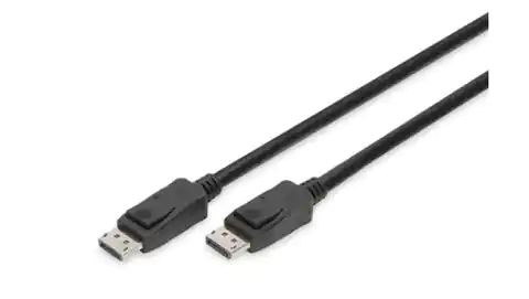 ⁨Kabel połączeniowy DisplayPort 8K 30Hz UHD Typ DP/DP M/M czarny 5m AK-340106-050-S⁩ w sklepie Wasserman.eu