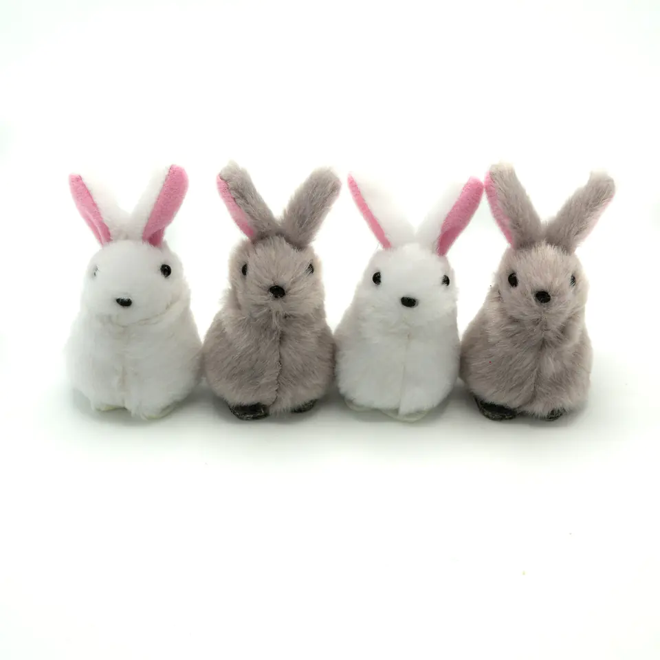 ⁨Króliczki Wielkanocne 7 cm, 4szt. WKZ-8093 ALIGA⁩ w sklepie Wasserman.eu