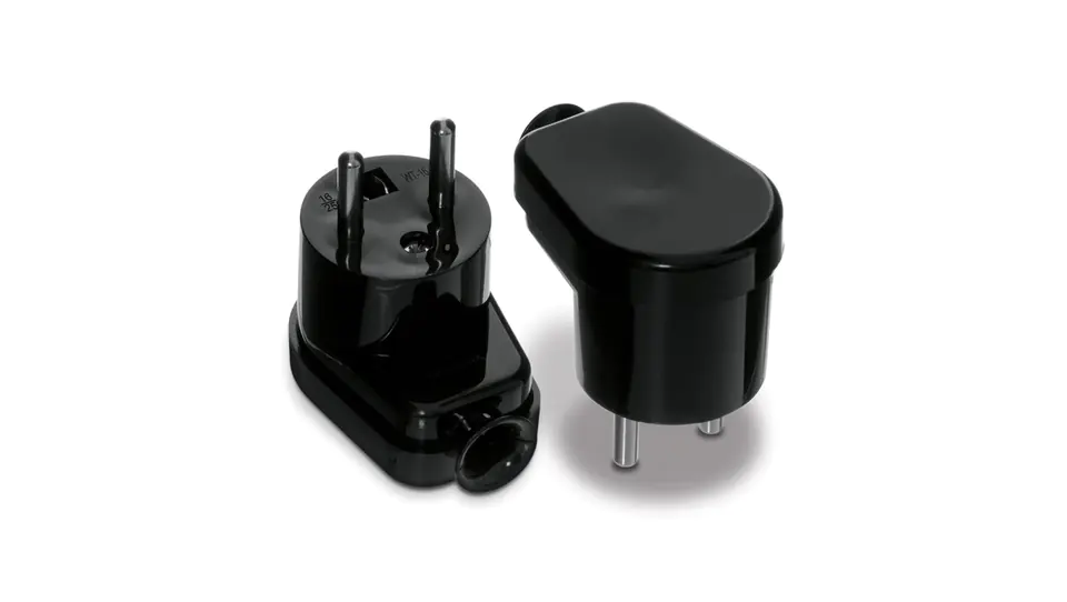 ⁨Angle plug WT-16 black Montis MT017-C Product POLISH 5841158 MT017-C⁩ at Wasserman.eu