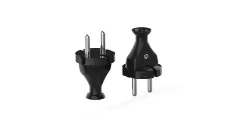 ⁨Straight dismountable plug WT-2 black Montis MT019-C Product POLISH 5841162 MT019-C⁩ at Wasserman.eu