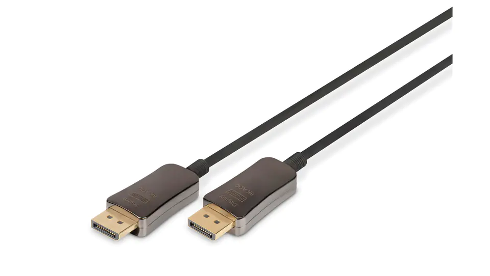 ⁨AOC DisplayPort 1.4 Hybrid Connection Cable 8K/60Hz UHD DP/DP M/M 20m Black⁩ at Wasserman.eu