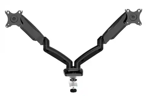 ⁨Dual monitor arm from 13 to 27 inches⁩ at Wasserman.eu