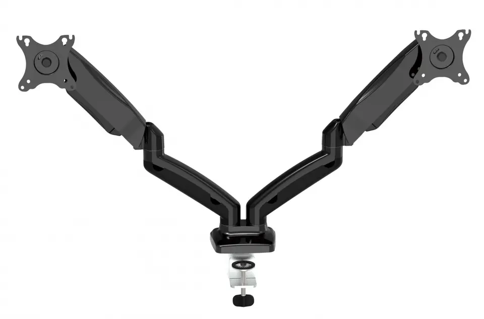 Dual monitor arm from 13 to 27 inches at Wasserman.eu