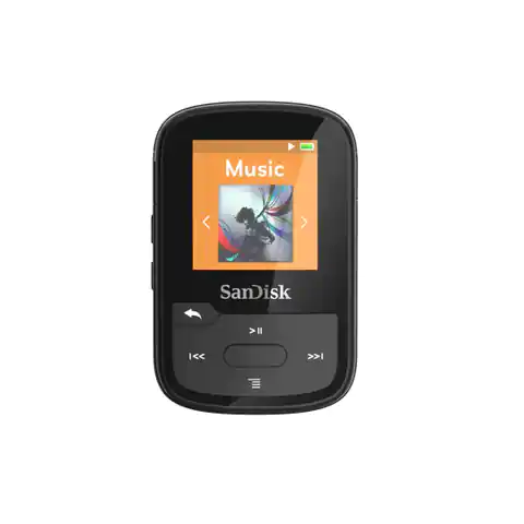 ⁨SanDisk Ultrastar Clip Sport MP3 Spieler 32 GB Schwarz⁩ im Wasserman.eu