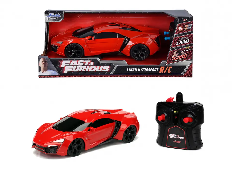 Car Fast & Furious RC Lykan Hypersport 1/16 at Wasserman.eu