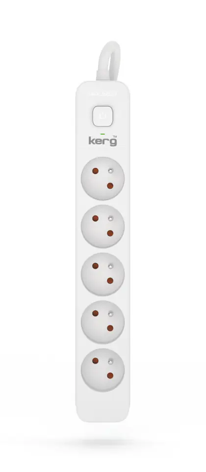 ⁨Kerg M02405 5 Earthed sockets  - 10m power strip with 3x1,5mm2 cable, 16A⁩ at Wasserman.eu