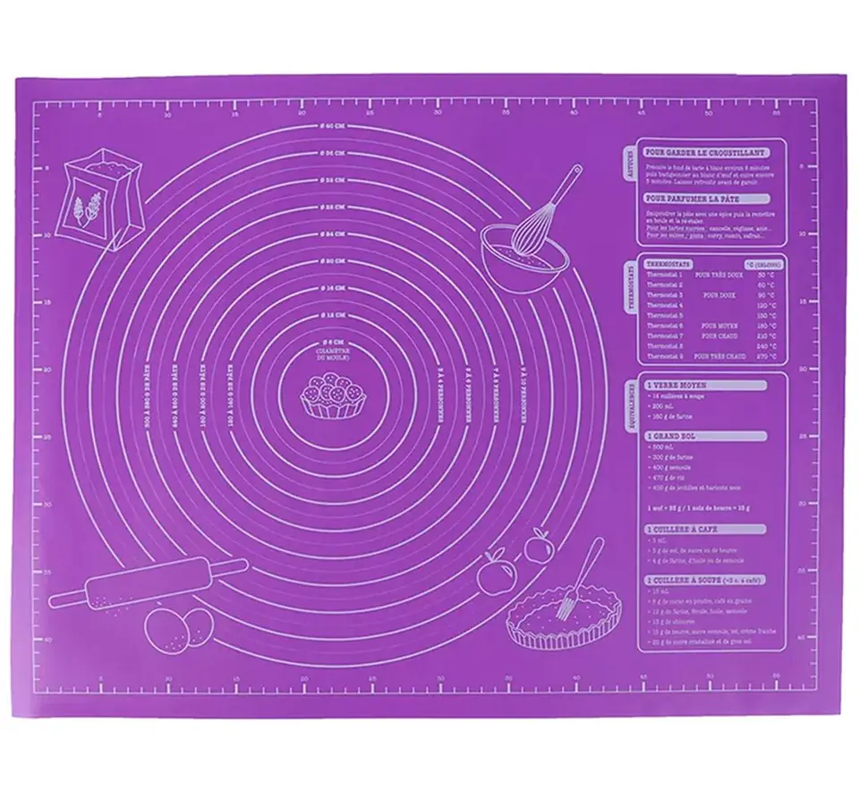 ⁨AG282A Silicone pastry board mat 60x45cm⁩ at Wasserman.eu