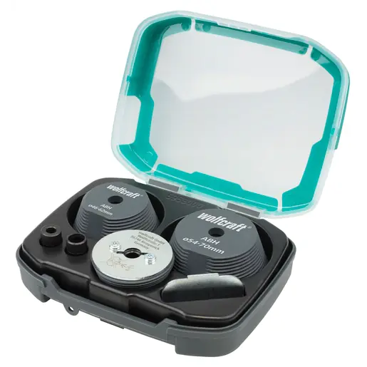 ⁨WOLFCRAFT HOLE ENLARGEMENT ADAPTER /3pcs.⁩ at Wasserman.eu