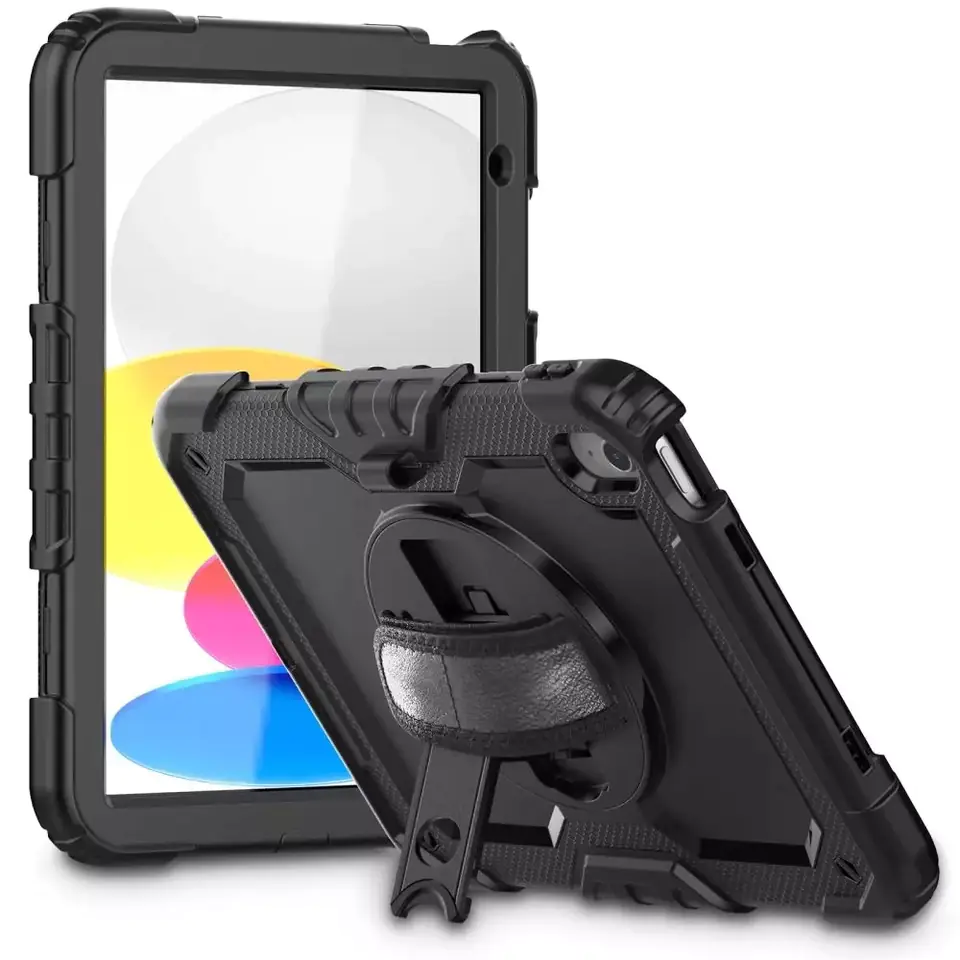 ⁨iPad Case 10.9 2022 Tech-Protect Solid360 black⁩ at Wasserman.eu