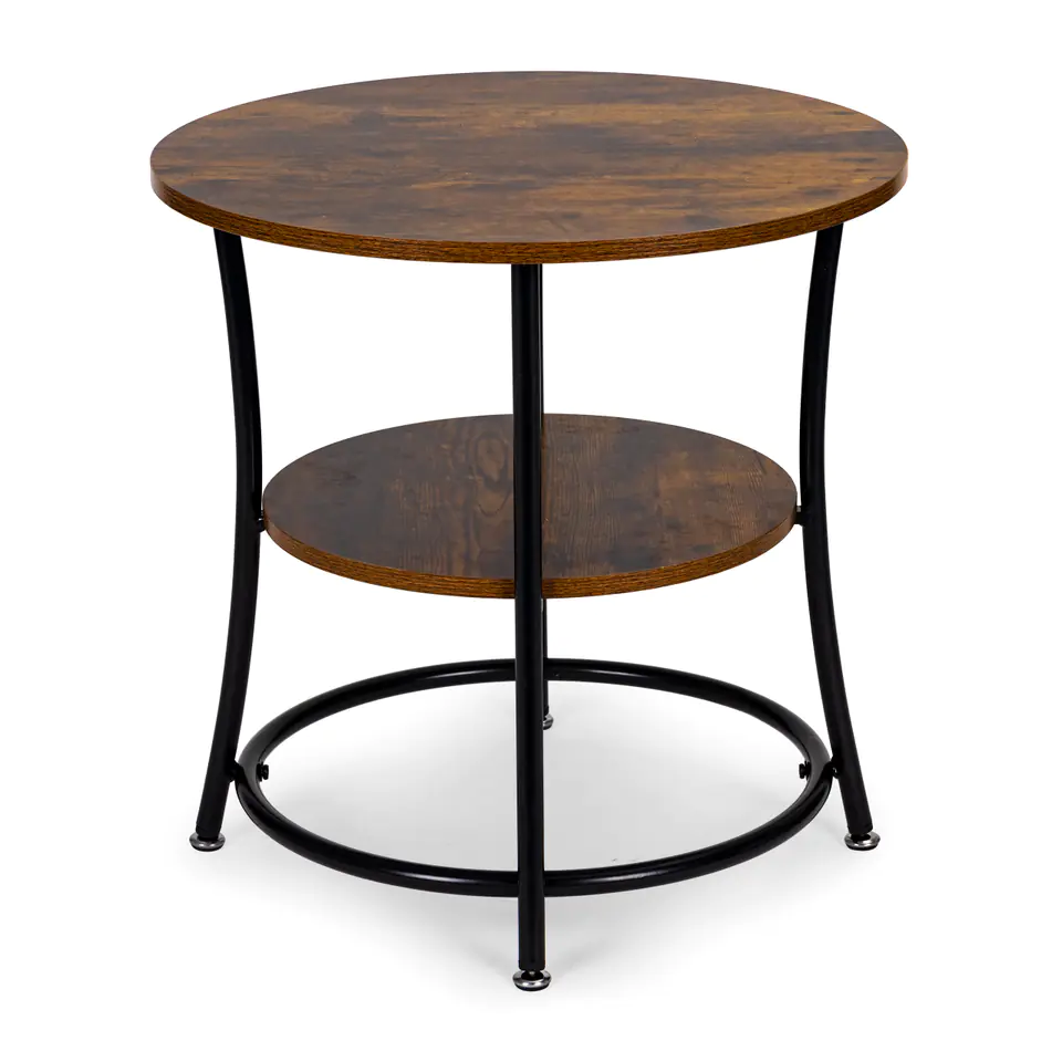 ⁨Coffee Table Round Bench Industrial ModernHome⁩ at Wasserman.eu