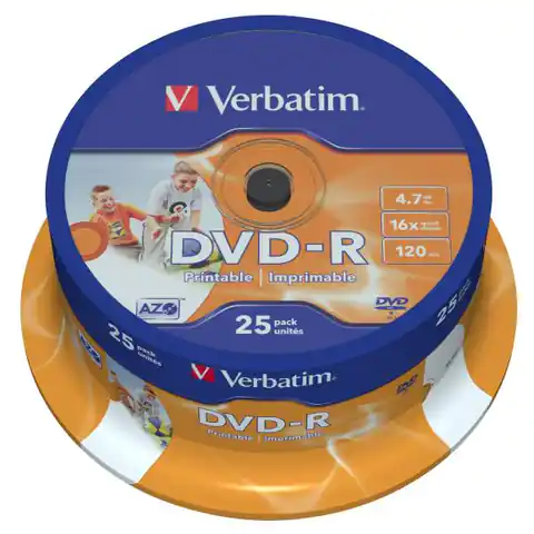 ⁨DVD-R VERBATIM 4.7 GB 16x Cake 10 pcs.⁩ at Wasserman.eu