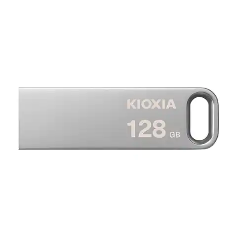 ⁨Kioxia USB flash disk, USB 3.0, 128GB, Biwako U366, Biwako U366, srebrny, LU366S128GG4⁩ w sklepie Wasserman.eu