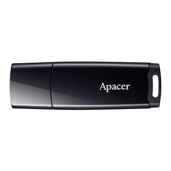 ⁨Apacer USB flash disk, USB 2.0, 32GB, AH336, black, AP32GAH336B-1, USB A, with cover⁩ at Wasserman.eu