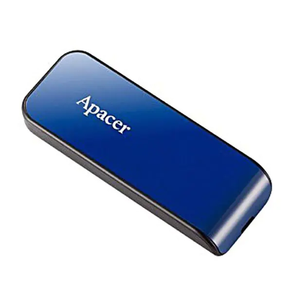 ⁨Apacer USB flash disk, USB 2.0, 32GB, AH334, niebieski, AP32GAH334U-1, USB A, z wysuwanym złączem⁩ w sklepie Wasserman.eu