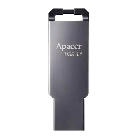 ⁨Apacer USB flash disk, USB 3.0, 32GB, AH360, silver, AP32GAH360A-1, with eye for key ring⁩ at Wasserman.eu