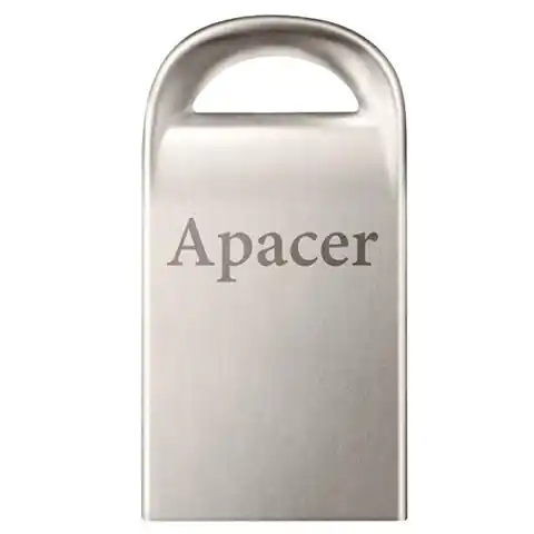 ⁨Apacer USB flash disk, USB 2.0, 64GB, AH115, silver, AP64GAH115S-1, USB A, with eye for key ring⁩ at Wasserman.eu