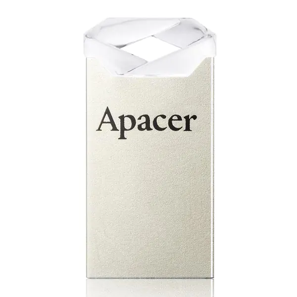 ⁨Apacer USB flash disk, USB 2.0, 64GB, AH111, srebrny, AP64GAH111CR-1, USB A, z oczkiem na brelok⁩ w sklepie Wasserman.eu