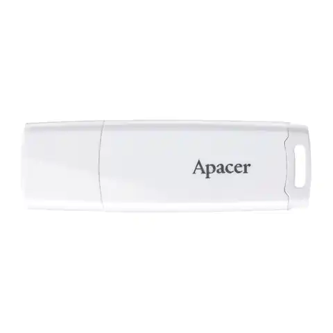 ⁨Apacer USB flash disk, USB 2.0, 64GB, AH336, white, AP64GAH336W-1, USB A, with cover⁩ at Wasserman.eu