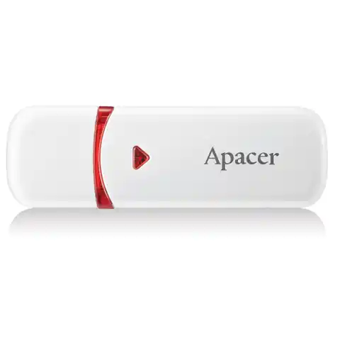 ⁨Apacer USB flash disk, USB 2.0, 64GB, AH333, biały, AP64GAH333W-1, USB A, z osłoną⁩ w sklepie Wasserman.eu