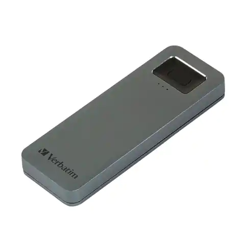 ⁨SSD Verbatim 2.5", zewnętrzny USB 3.0 (3.2 Gen 1), 512GB, Executive Fingerprint Secure, 53656, szyfrowanie 256-bit AES, RODO⁩ w sklepie Wasserman.eu