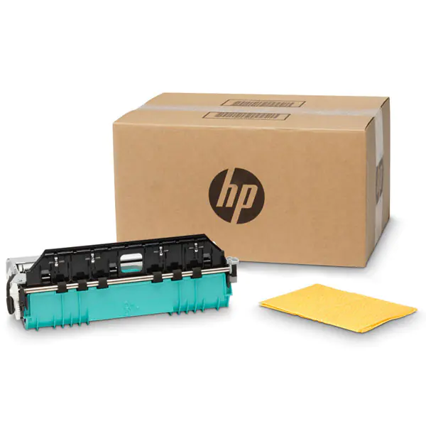 ⁨HP Original Waste Box B5L09A, 115000s, HP Officejet Enterprise Color Flow MFP X585, X555, Waste toner Container⁩ at Wasserman.eu