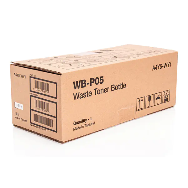 ⁨Konica Minolta original waste box A4Y5WY1,WBP05, Konica Minolta Bizhub C3350, C3850, waste toner container⁩ at Wasserman.eu