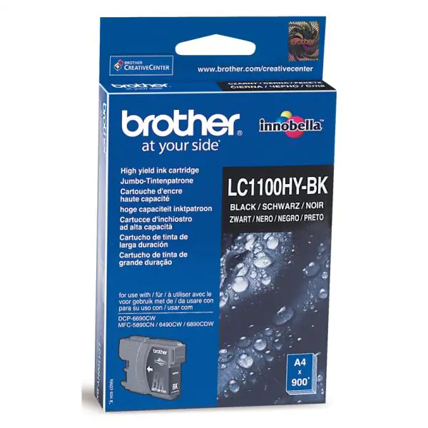 Brother oryginalny ink / tusz LC-1100HYBK, black, 900s, high capacity w sklepie Wasserman.eu