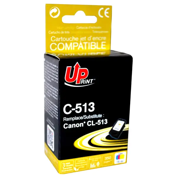 ⁨UPrint compatible ink/ink with CL513, color, 15ml, C-513CL, for Canon MP240, MP260⁩ at Wasserman.eu