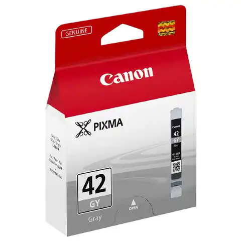 ⁨Canon oryginalny ink / tusz CLI-42GY, grey, 6390B001, Canon Pixma Pro-100⁩ w sklepie Wasserman.eu
