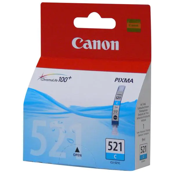 Canon oryginalny ink / tusz CLI-521 C, 2934B001, cyan, 505s, 9ml w sklepie Wasserman.eu