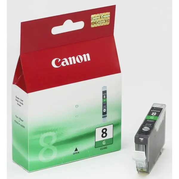 ⁨Canon oryginalny ink / tusz CLI-8 G, 0627B001, green, 420s, 13ml⁩ w sklepie Wasserman.eu