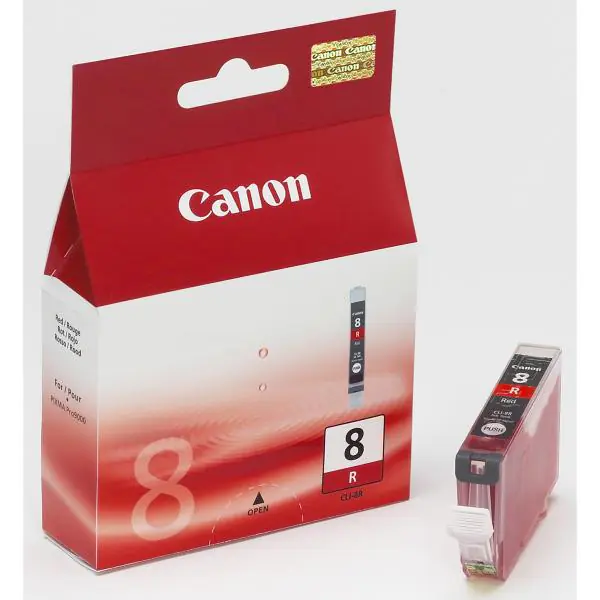 ⁨Canon oryginalny ink / tusz CLI-8 R, 0626B001, red, 420s, 13ml⁩ w sklepie Wasserman.eu